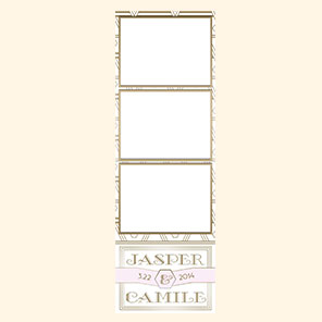 Wedding  Art Deco White 1 2x6  3 Photos
