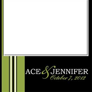 Wedding Classic Stripes 2 2x6 4 Photos