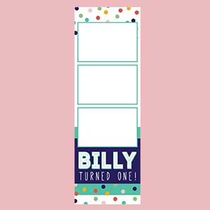 Birthday Confetti Billy 1 2x6 3 Photos