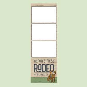Birthday Cowboy Up 1 2x6 3 Photos