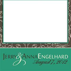 Wedding  Filigree  2x6  4 Photos