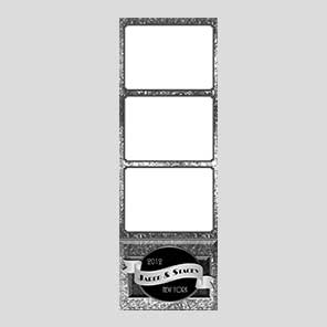 Wedding Glitterific Silver 2x6 3 Photos