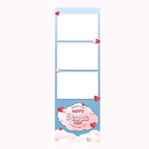 Valentines Happy Hearts Day 2x6 3 Photos