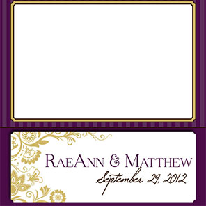 Wedding  Luxe Stripes  2x6  4 Photos