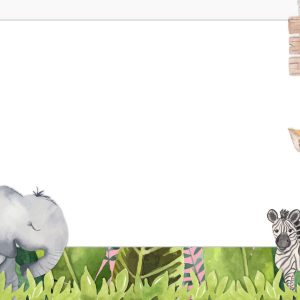 Baby Shower Baby Safari 2 4x6 1 Photo