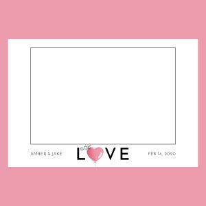 Valentines With Love White 2 4x6 1 Photo