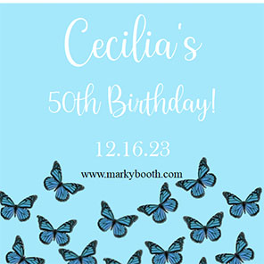 Birthday Butterfly Bliss Day 2x6 3 Photos