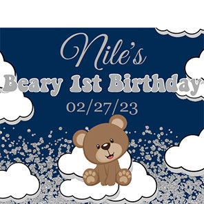 Birthday Cloudy Cuddles 2x6 3 Photos