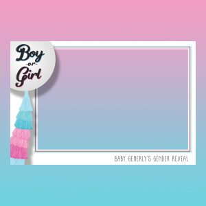 Gender Reveal Surprise 2 4x6 1 Photo